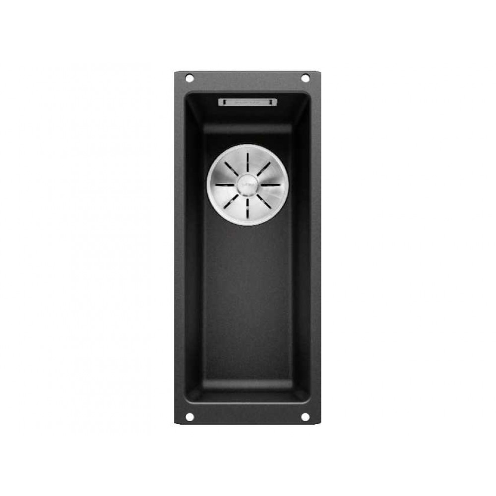 Blanco SUBLINE 160-U SILGRANIT PuraDur черный c отв.арм. InFino