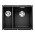 Blanco SUBLINE 340/160-U SILGRANIT PuraDur черный (чаша справа) с отв.арм. InFino Blanco SUBLINE 340/160-U SILGRANIT PuraDur черный (чаша справа) с отв.арм. InFino