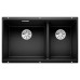 Blanco SUBLINE 430/270-U SILGRANIT PuraDur черный c отв.арм. InFino Blanco SUBLINE 430/270-U SILGRANIT PuraDur черный c отв.арм. InFino