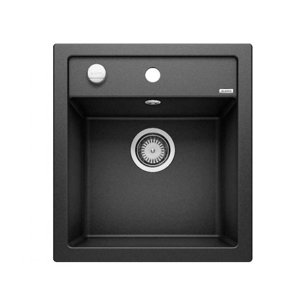 Blanco DALAGO 45 SILGRANIT PuraDur черный с клапаном-автоматом