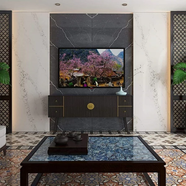 Vicostone Thunder Blue BQ-8786 Vicostone Vicostone Thunder Blue BQ-8786 Vicostone